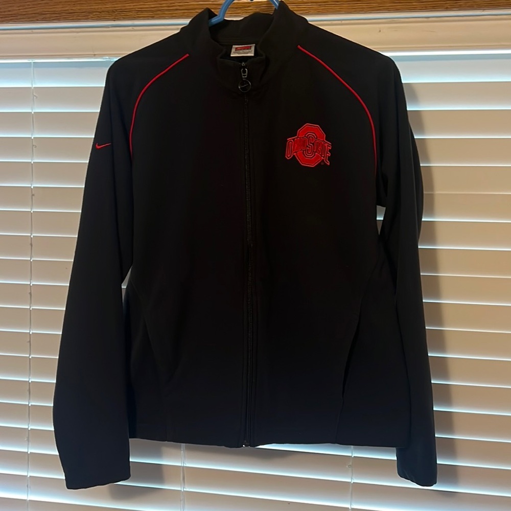 Black zip up fleece Ohio State